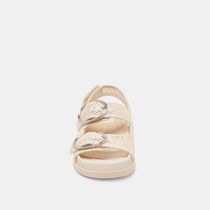 STARLA MESH SANDALS CREME WOVEN MESH Dolce Vita
