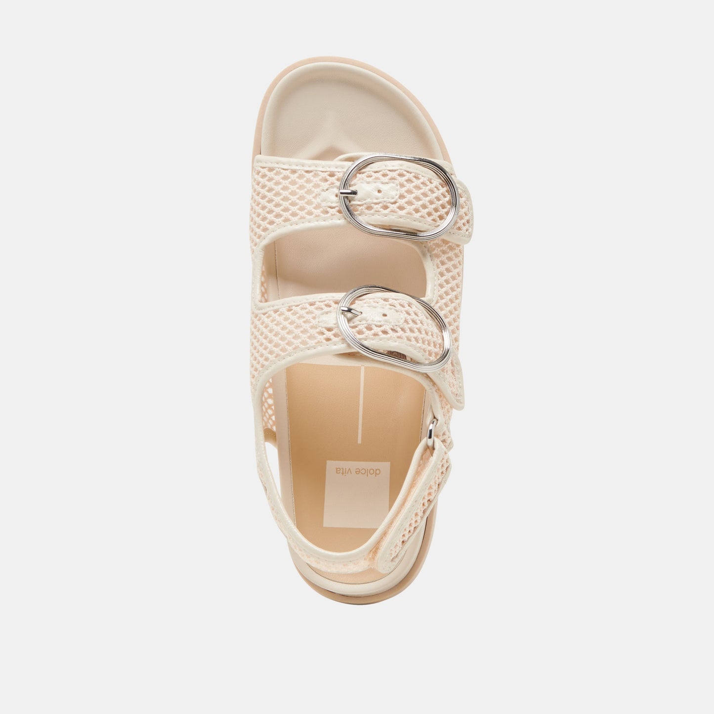 STARLA MESH SANDALS CREME WOVEN MESH Dolce Vita