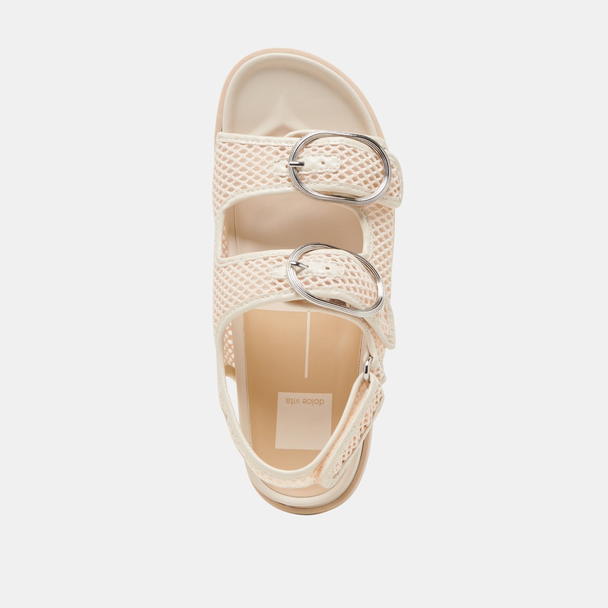 STARLA MESH SANDALS CREME WOVEN MESH Dolce Vita