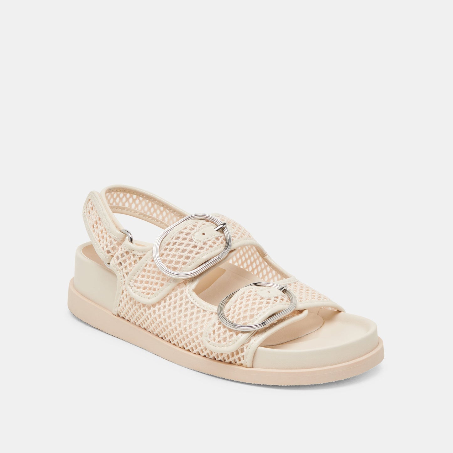 STARLA MESH SANDALS CREME WOVEN MESH Dolce Vita