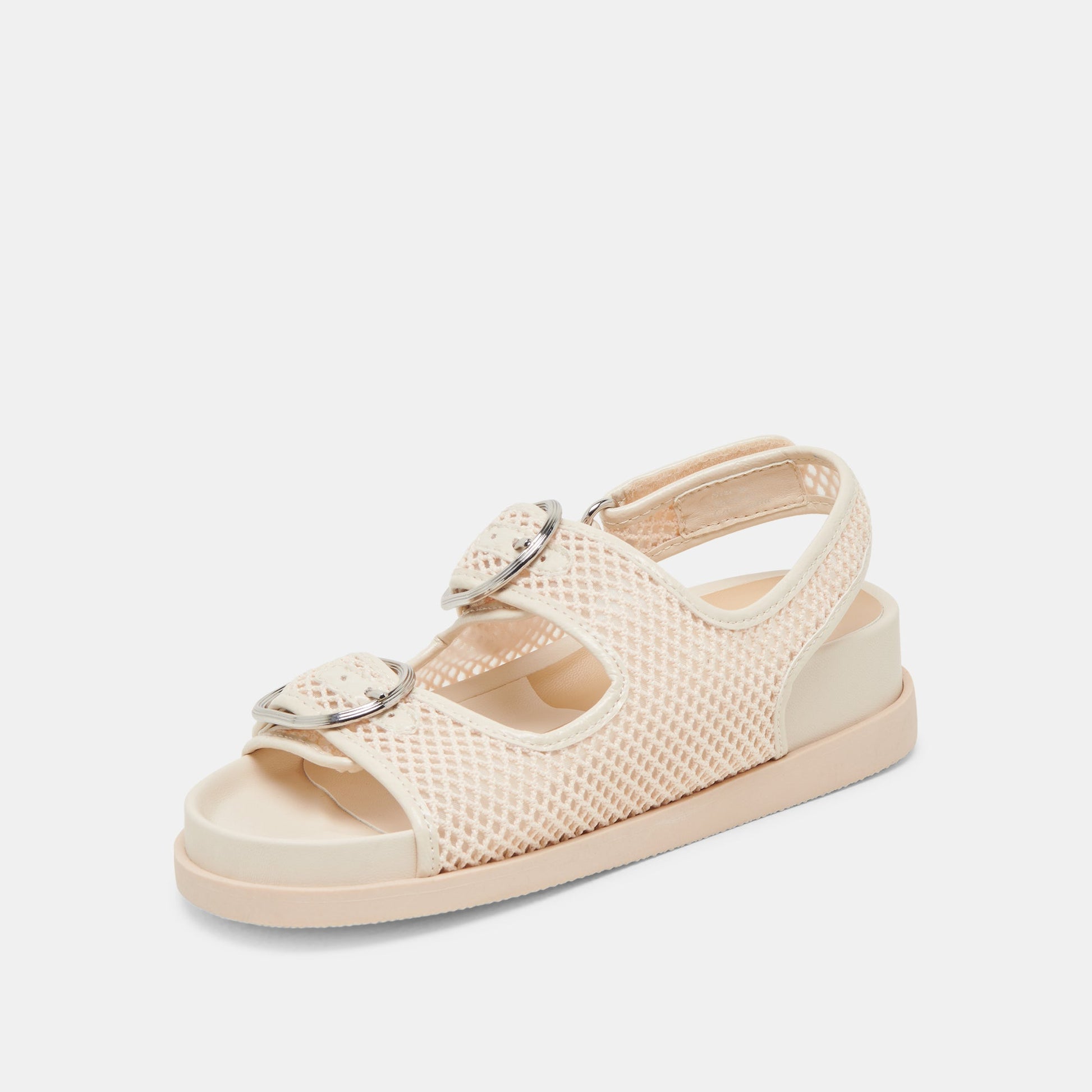 STARLA MESH SANDALS CREME WOVEN MESH Dolce Vita