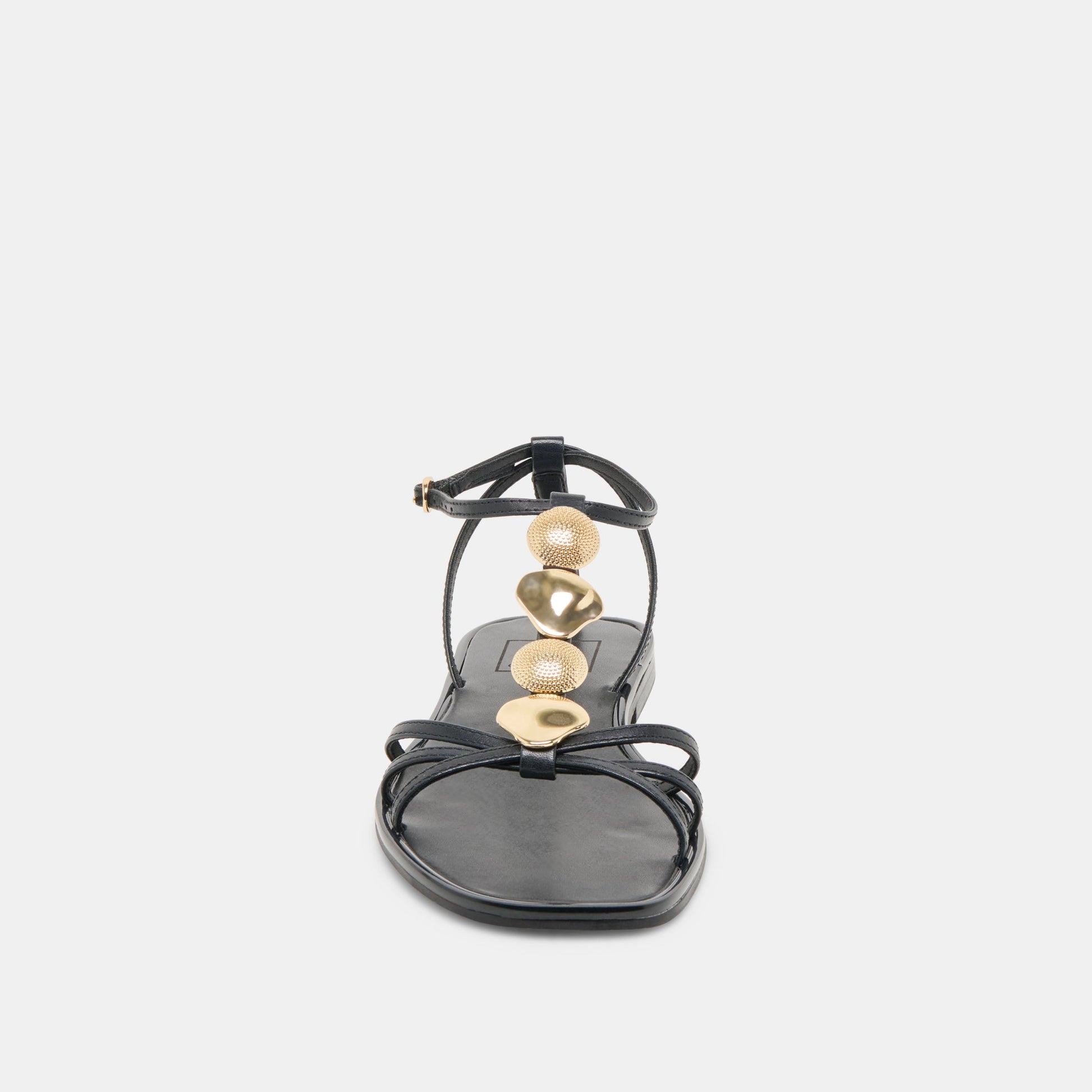 Faun Black Leather Sandals Dolce Vita