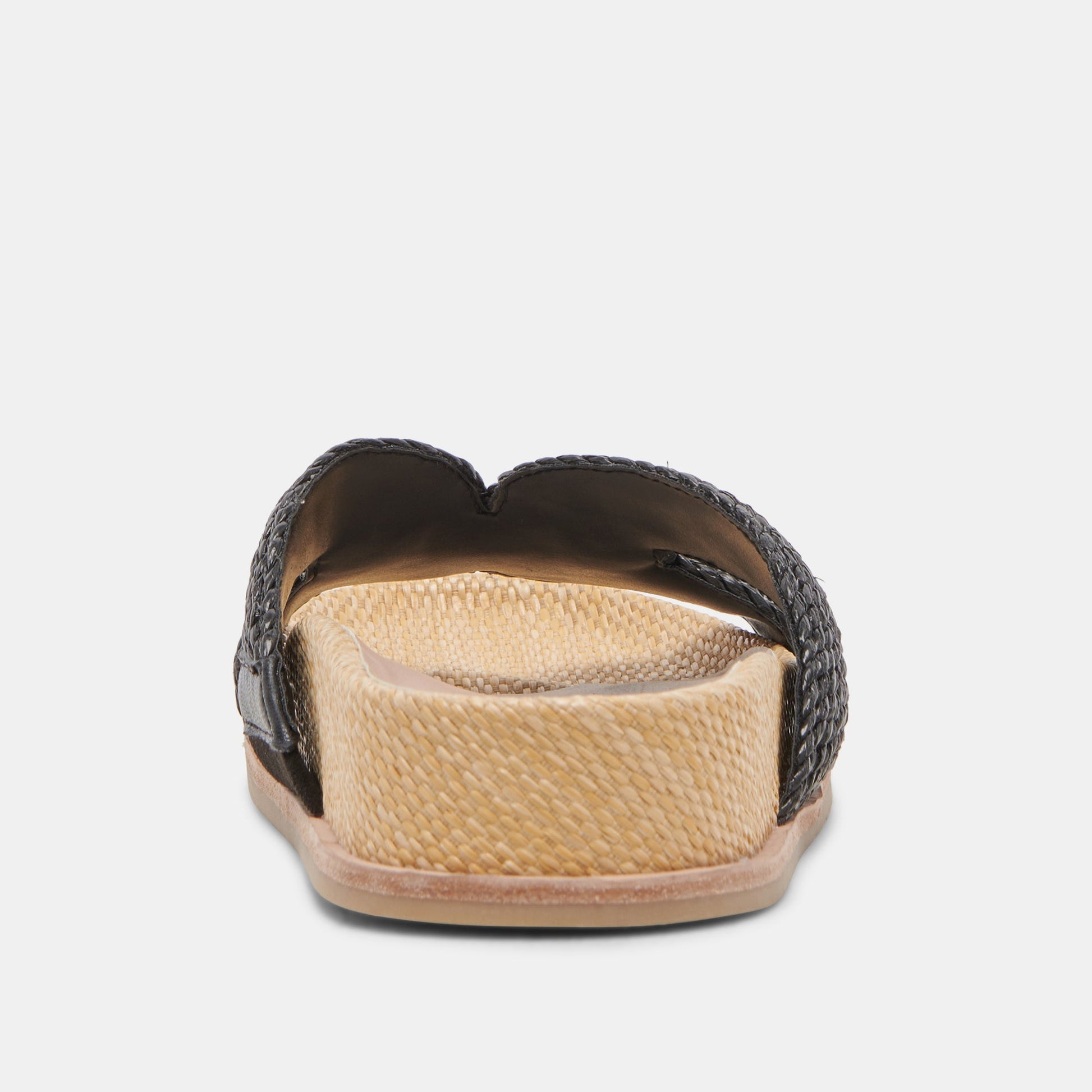 SELDA WIDE SANDALS ONYX RAFFIA Dolce Vita