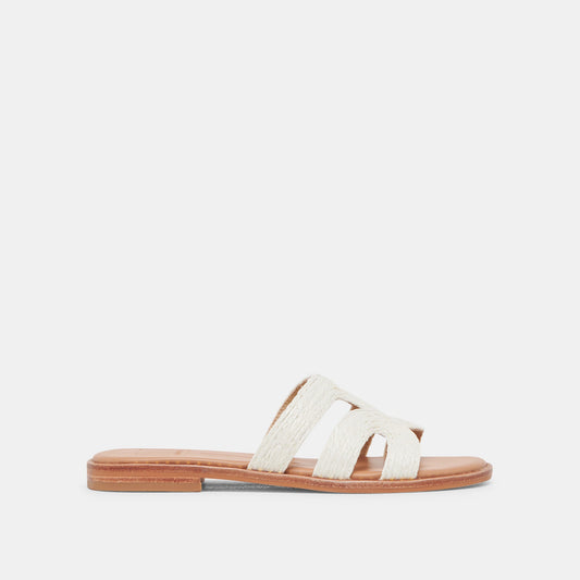 EMON SANDALS WHITE RAFFIA Dolce Vita