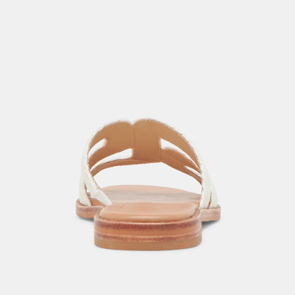 EMON SANDALS WHITE RAFFIA Dolce Vita