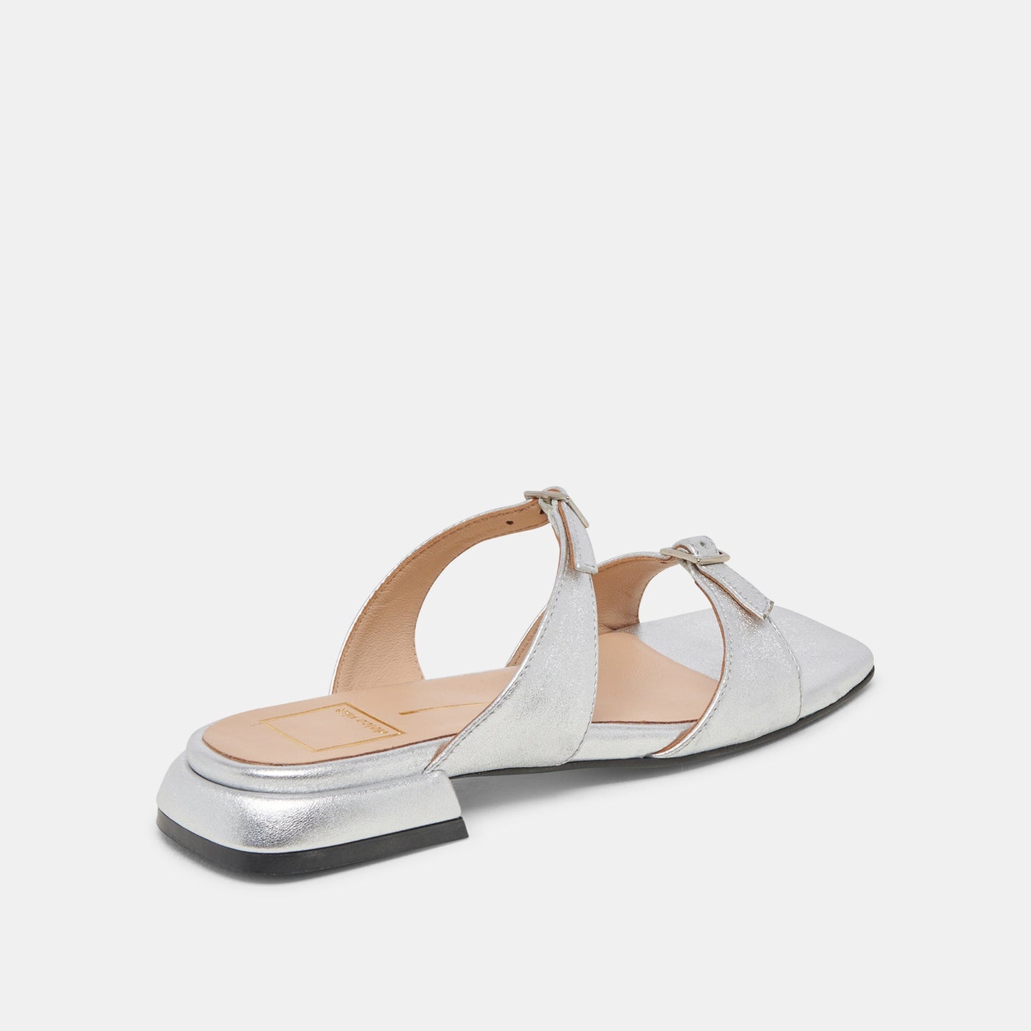 LAVERN SANDALS SILVER METALLIC LEATHER Dolce Vita