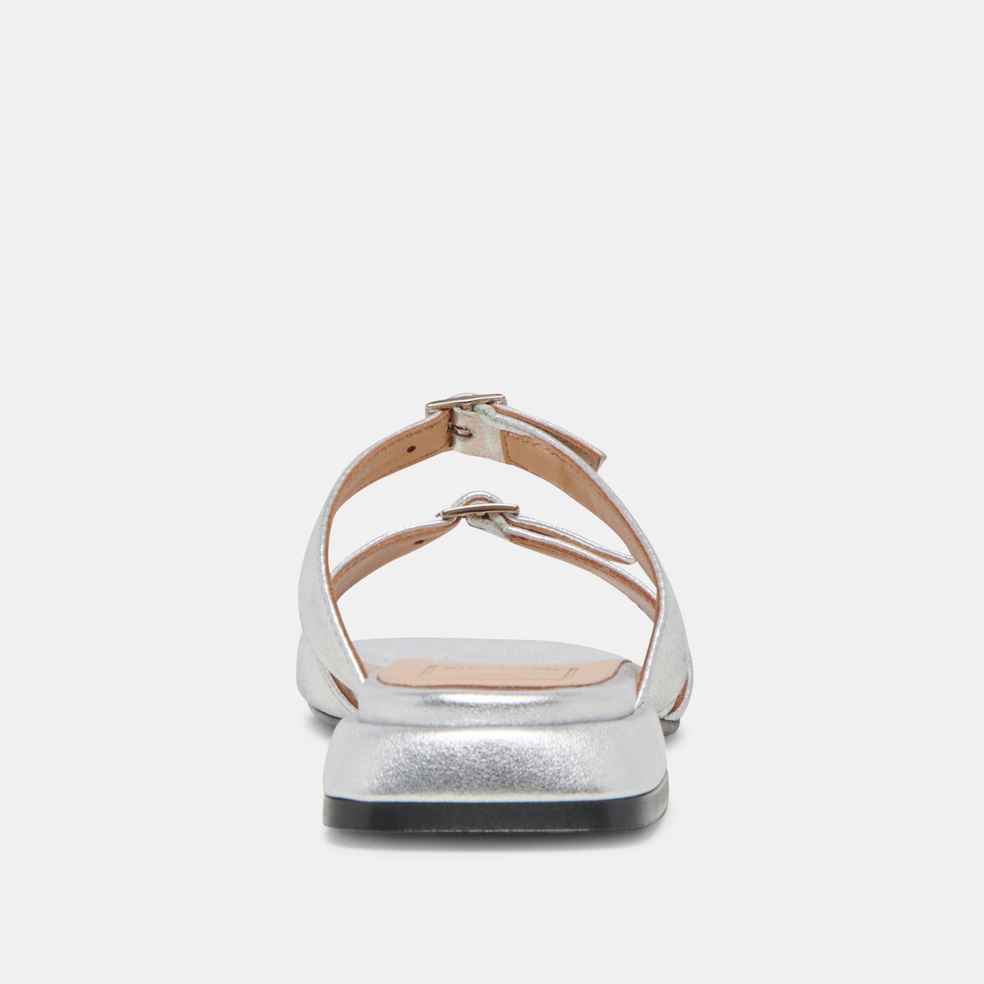 LAVERN SANDALS SILVER METALLIC LEATHER Dolce Vita