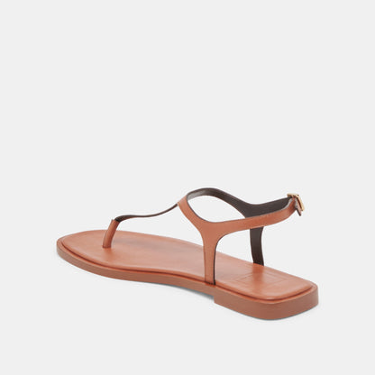 Raye Tan Leather Sandals Dolce Vita