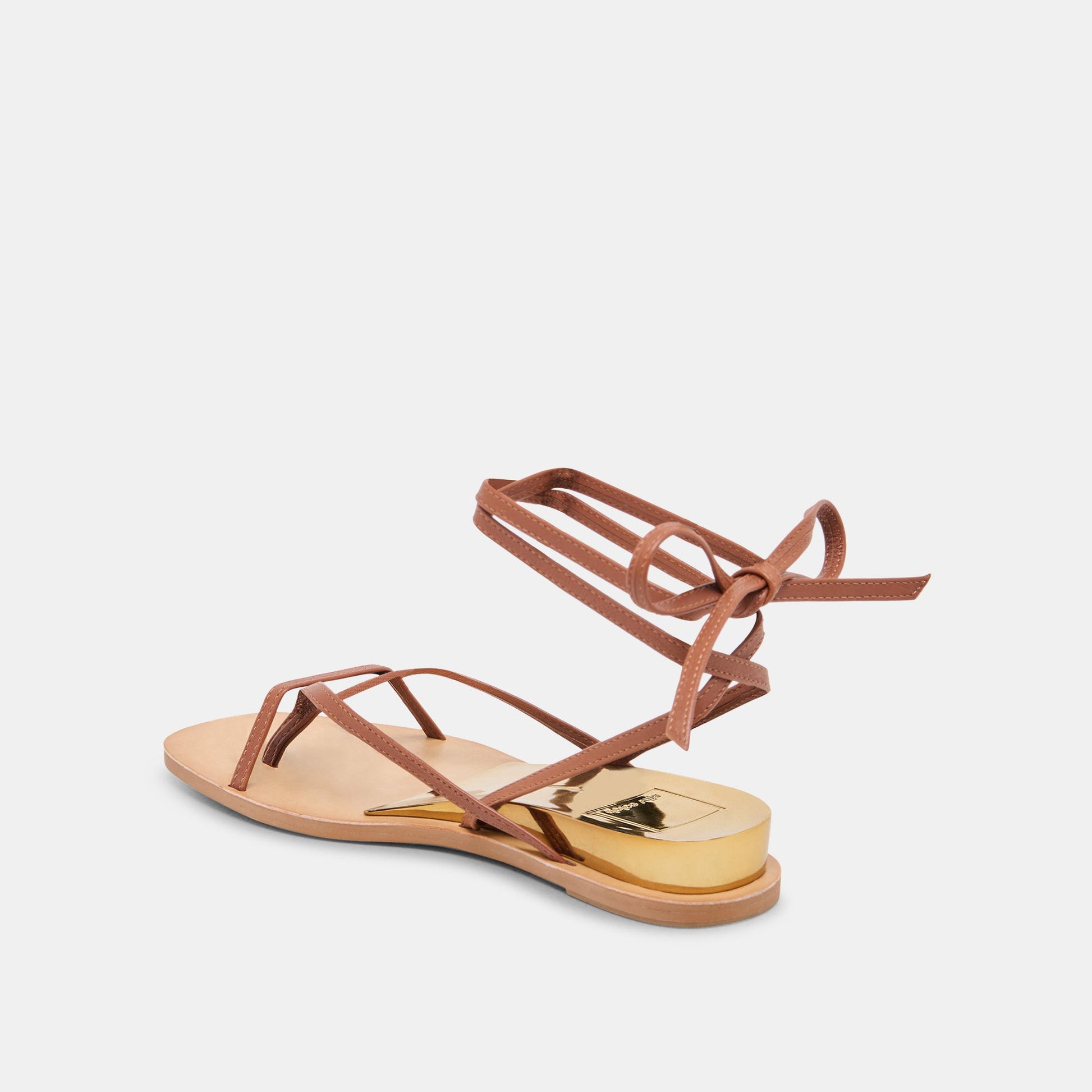 RUDIE SANDALS COGNAC LEATHER Dolce Vita