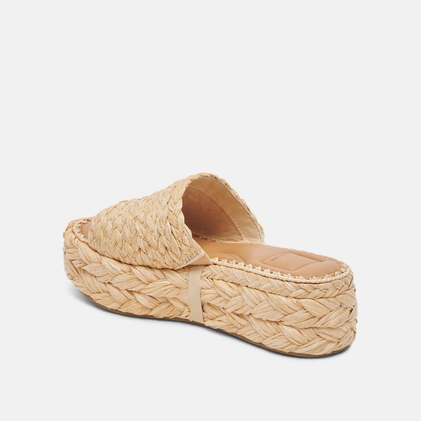 Chavi Wide Sandals LT Natural Raffia Dolce Vita