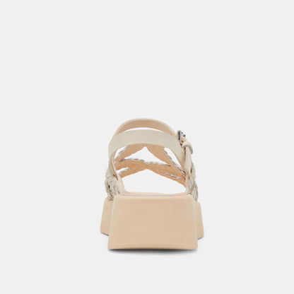 GATSBY SANDALS CREME LEATHER Dolce Vita