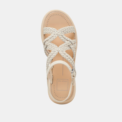 GATSBY SANDALS CREME LEATHER Dolce Vita