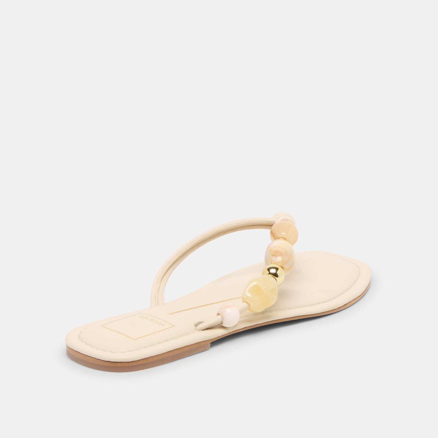 Cely Ivory Leather Sandals Dolce Vita
