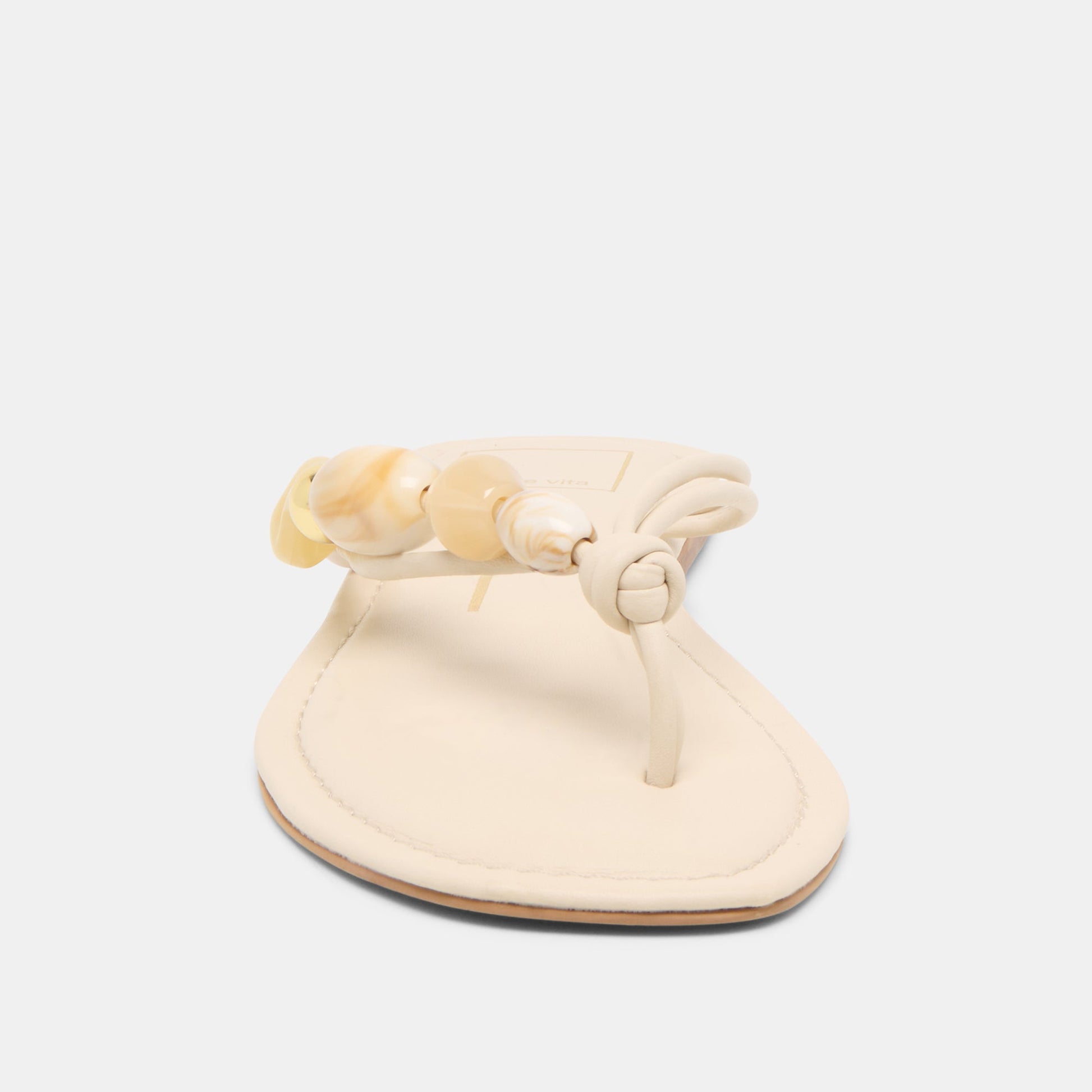 Cely Ivory Leather Sandals Dolce Vita