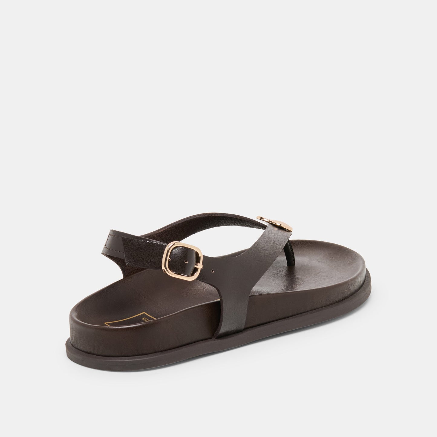 Jony Dk Brown Leather Sandals Dolce Vita