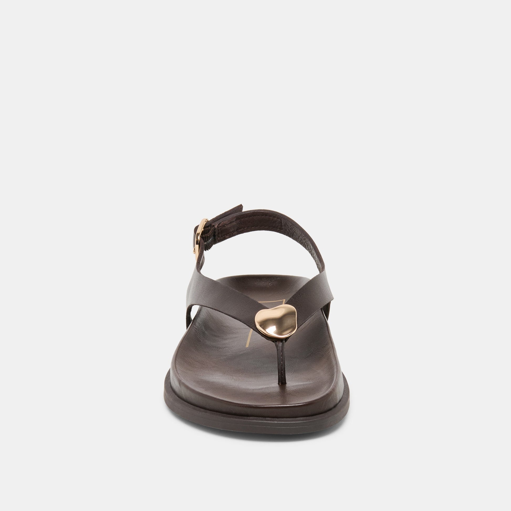 Jony Dk Brown Leather Sandals Dolce Vita