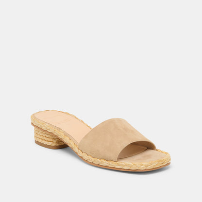 Dixi Camel Suede Sandals Dolce Vita
