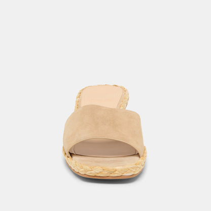Dixi Camel Suede Sandals Dolce Vita