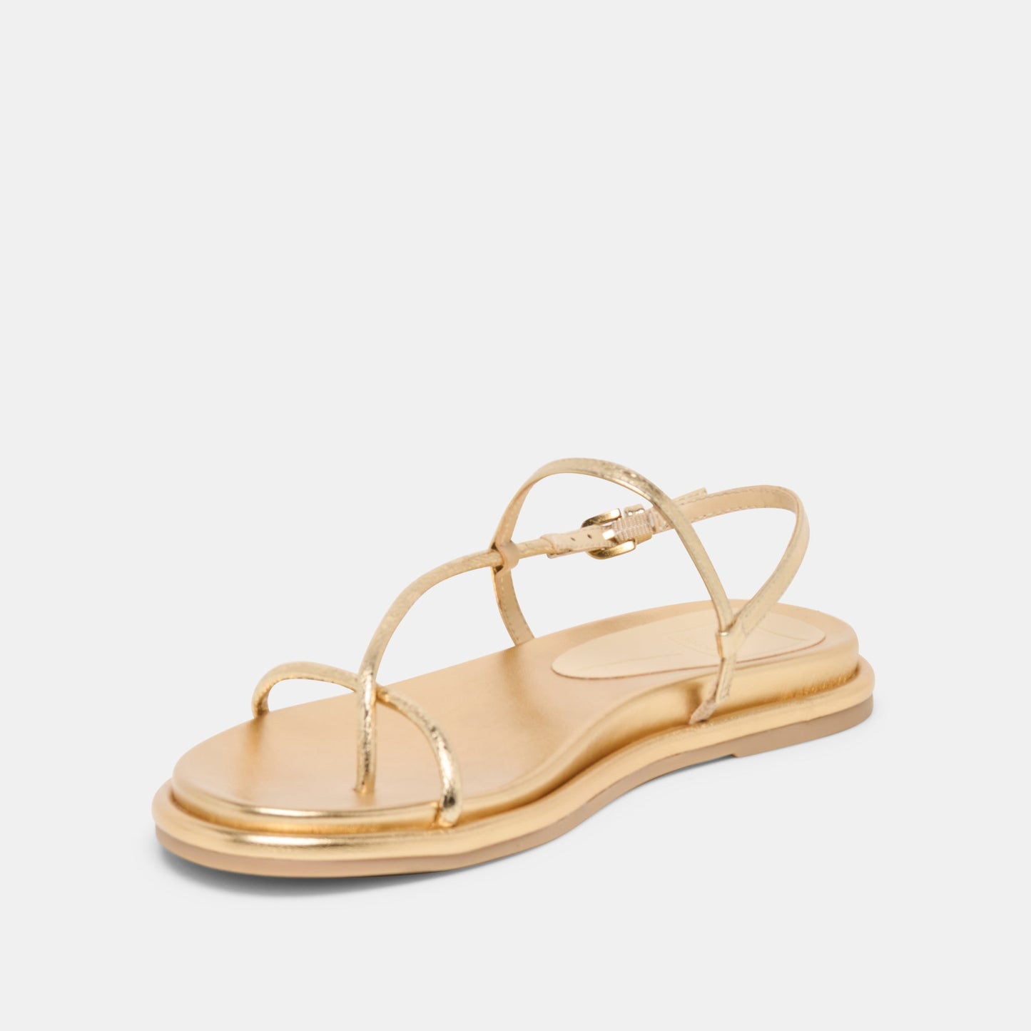 Dom Gold Distressed Leather Sandals Dolce Vita