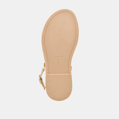 Dom Gold Distressed Leather Sandals Dolce Vita