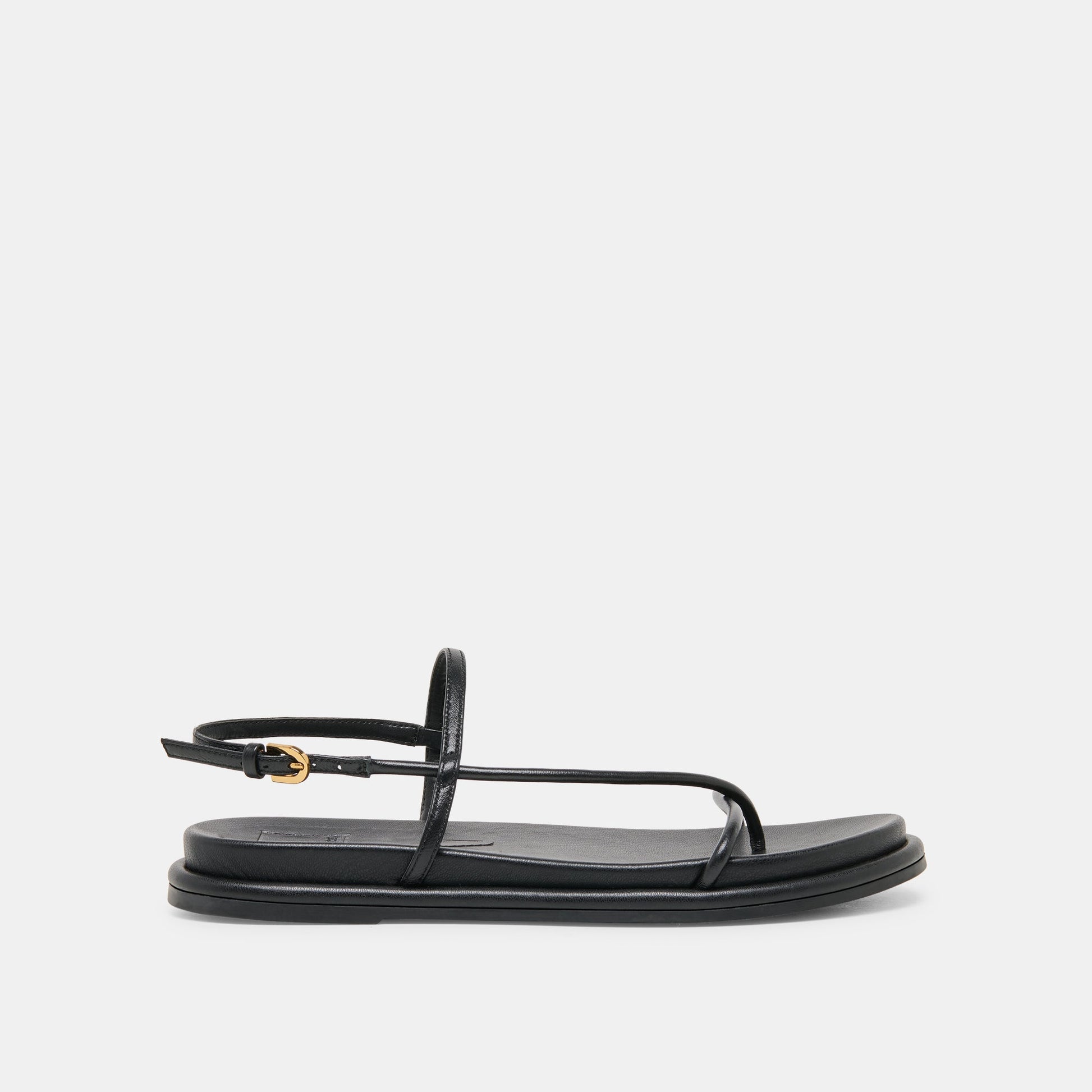 Dom Black Leather Sandals Dolce Vita