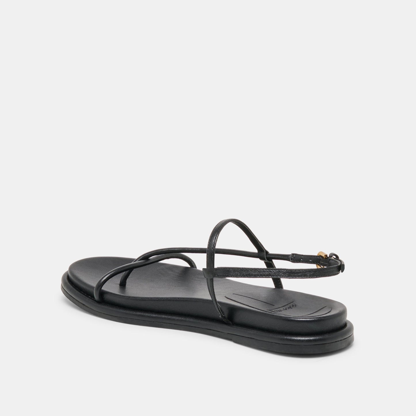 Dom Black Leather Sandals Dolce Vita