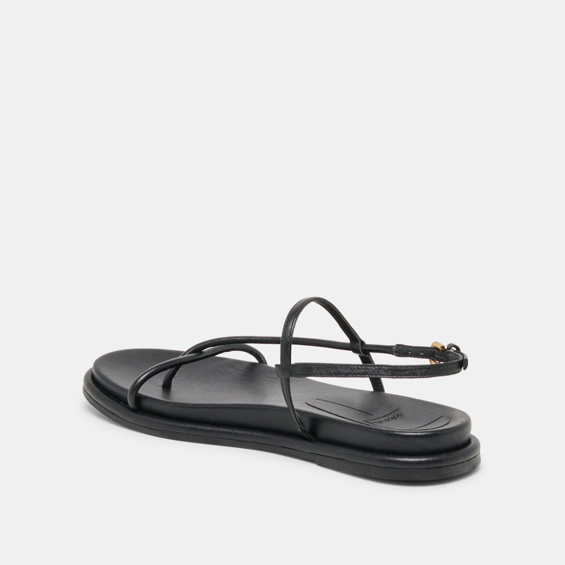 Dom Black Leather Sandals Dolce Vita