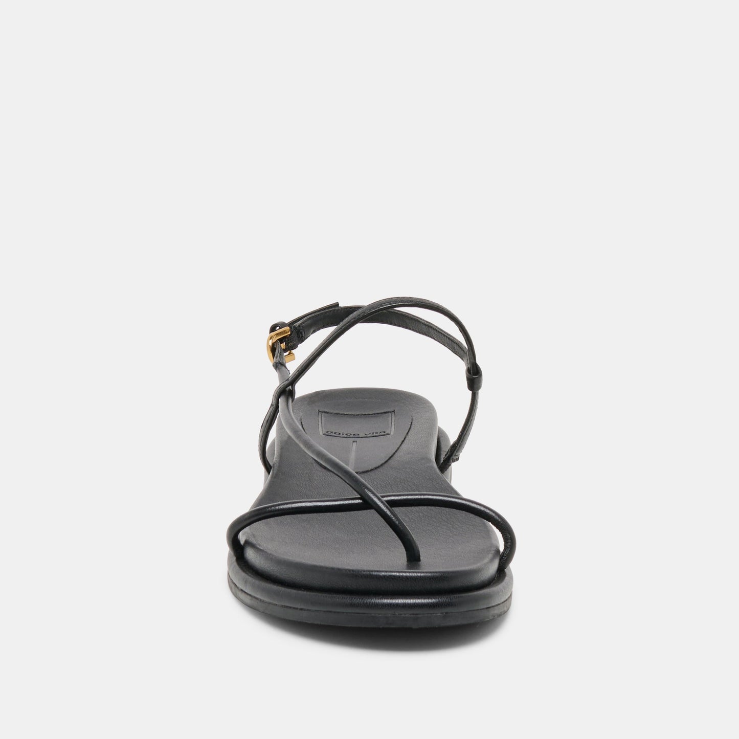Dom Black Leather Sandals Dolce Vita