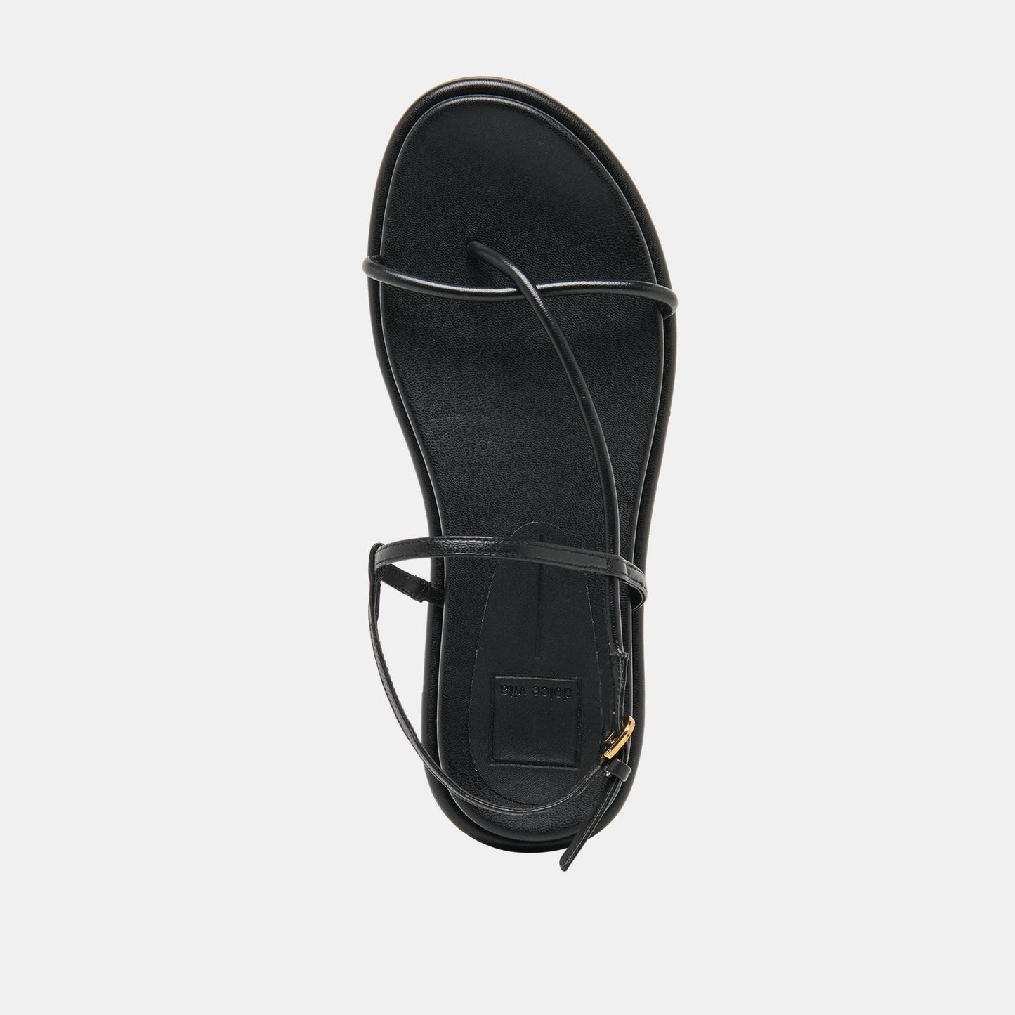 Dom Black Leather Sandals Dolce Vita