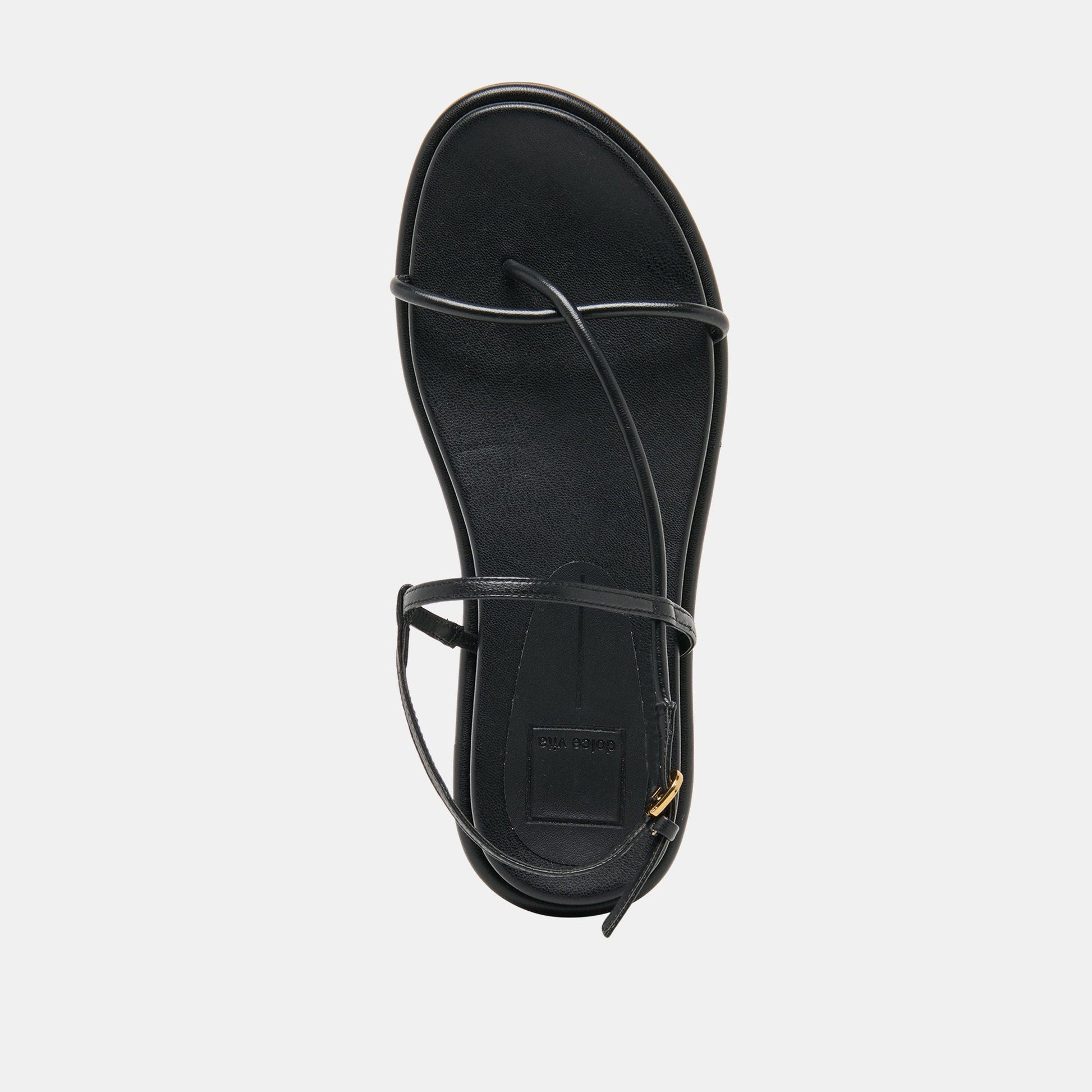 Dom Black Leather Sandals Dolce Vita