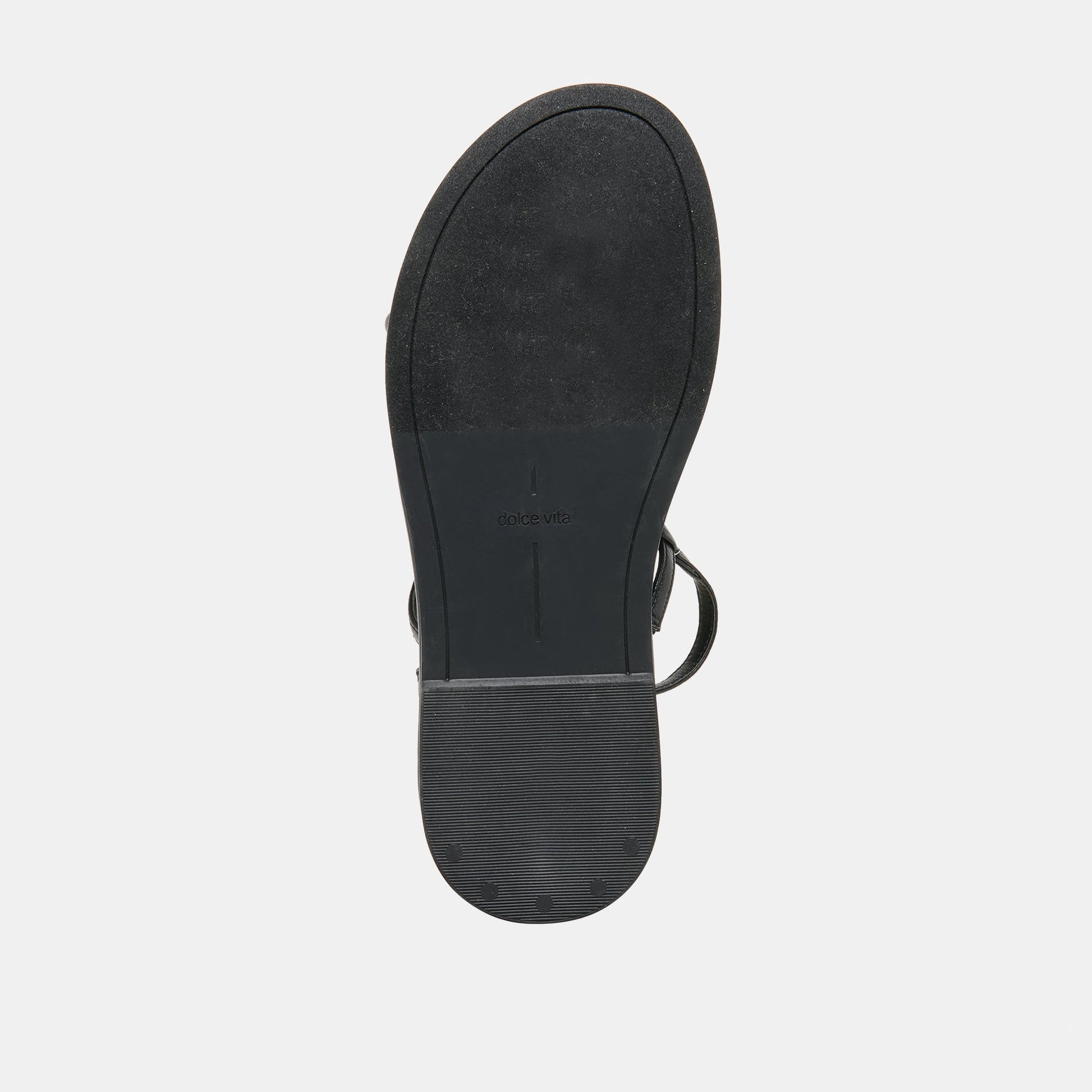 Dom Black Leather Sandals Dolce Vita