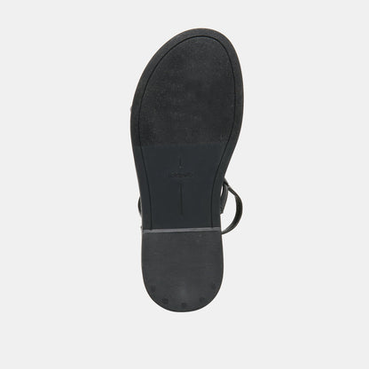 Dom Black Leather Sandals Dolce Vita