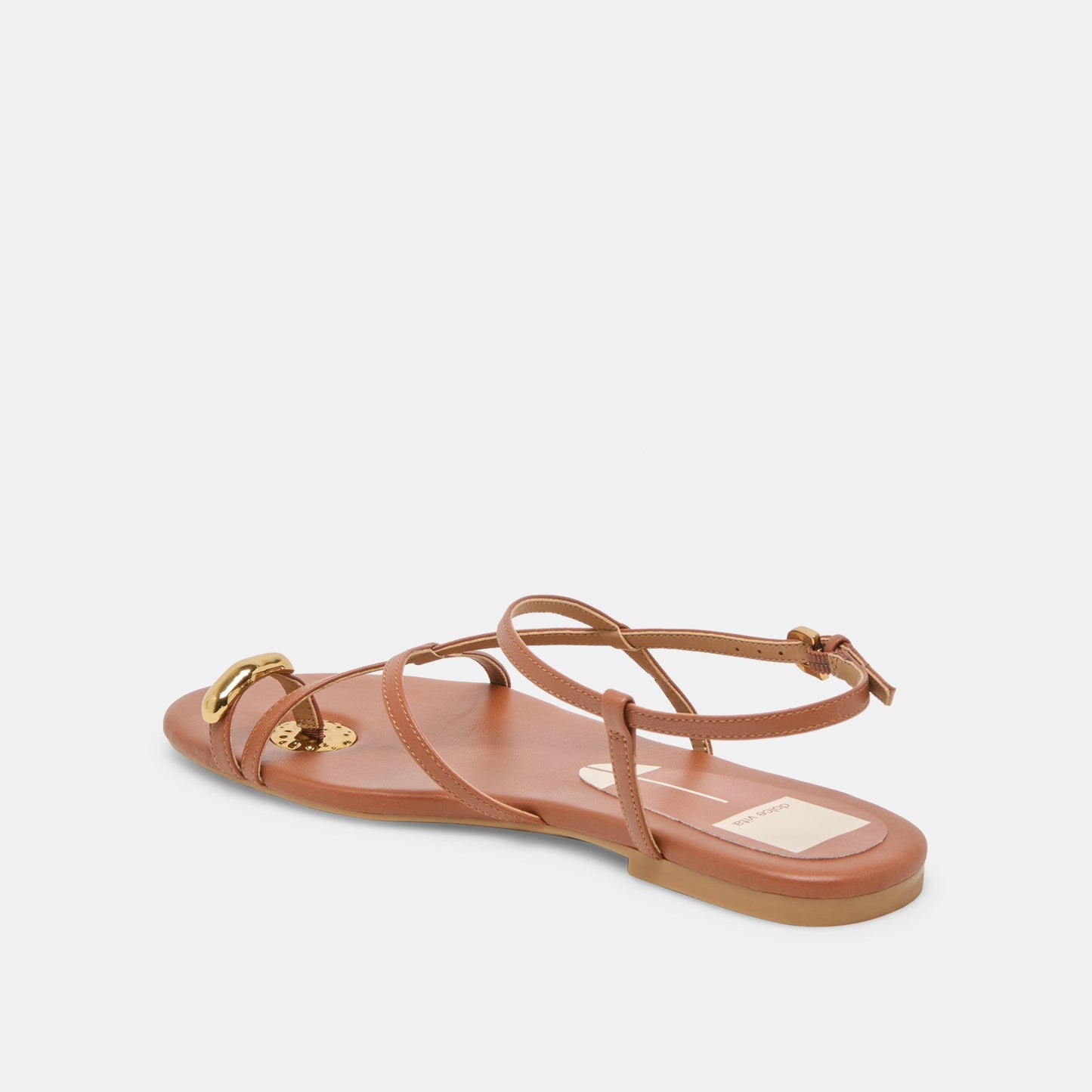 KESHA SANDALS COGNAC LEATHER Dolce Vita