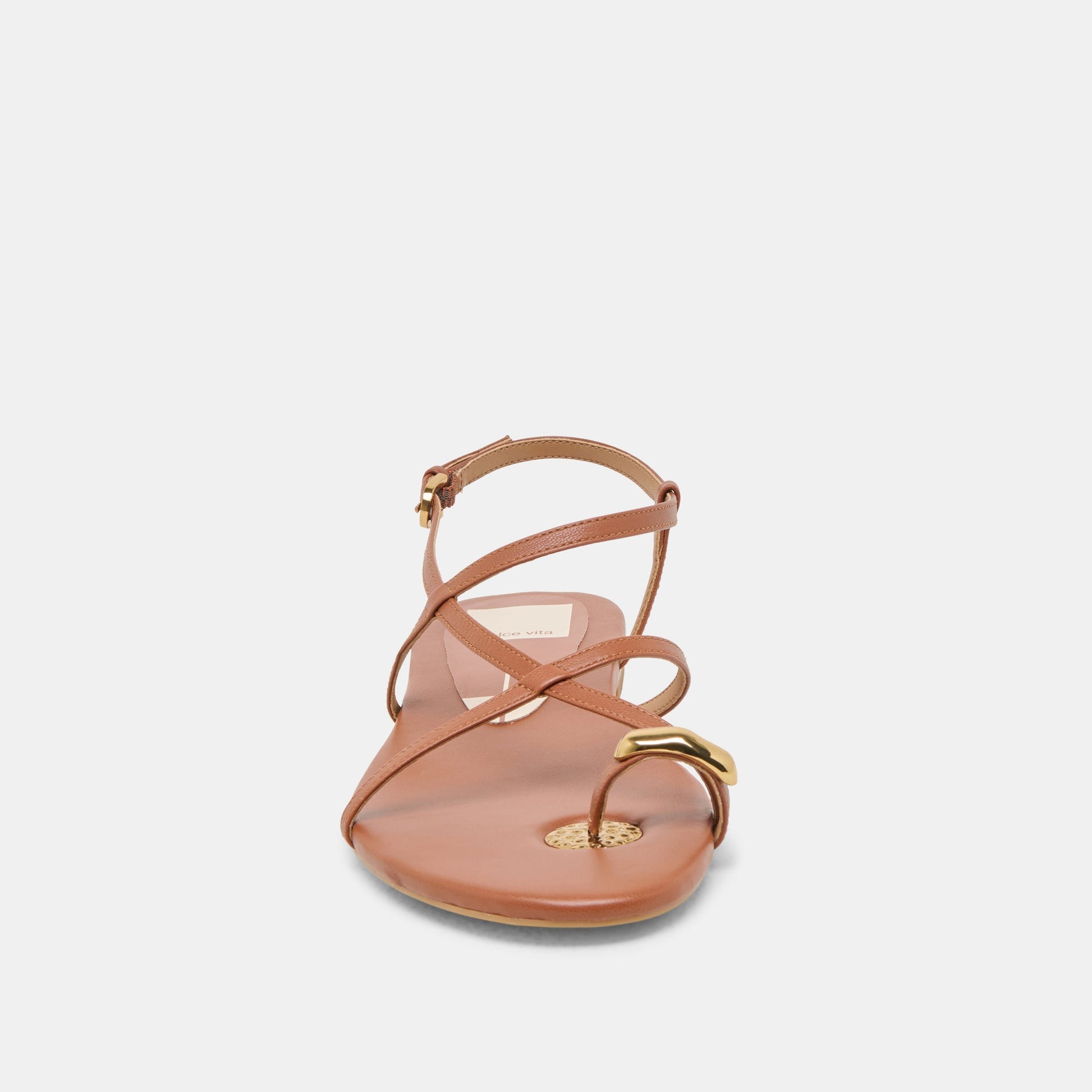 KESHA SANDALS COGNAC LEATHER Dolce Vita