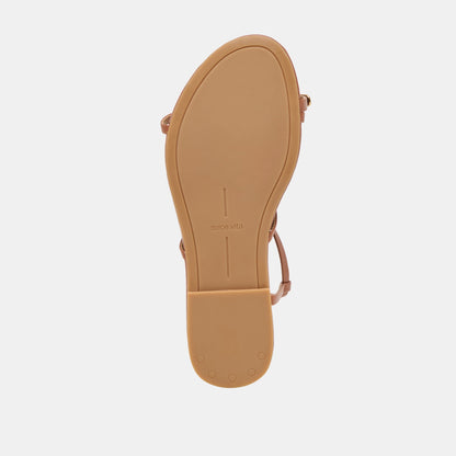 KESHA SANDALS COGNAC LEATHER Dolce Vita