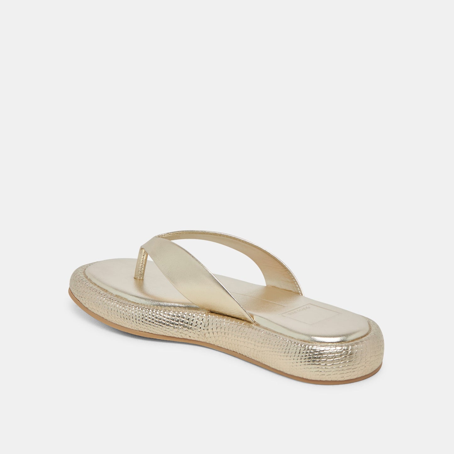 ADIN SANDALS PLATINUM DISTRESSED LEATHER Dolce Vita
