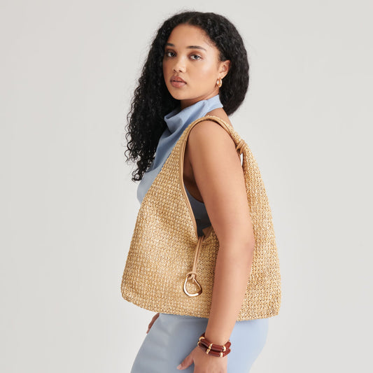 MISSIE TOTE NATURAL RAFFIA Dolce Vita