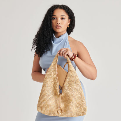 MISSIE TOTE NATURAL RAFFIA Dolce Vita