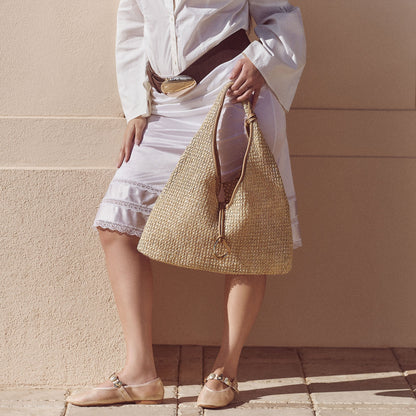 MISSIE TOTE NATURAL RAFFIA Dolce Vita