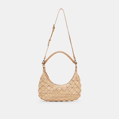 POSITANO SHOULDER BAG NATURAL RAFFIA Dolce Vita