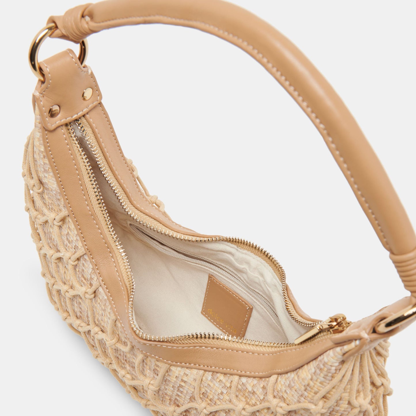 POSITANO SHOULDER BAG NATURAL RAFFIA Dolce Vita