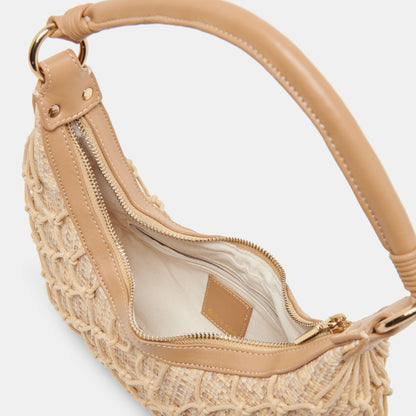POSITANO SHOULDER BAG NATURAL RAFFIA Dolce Vita