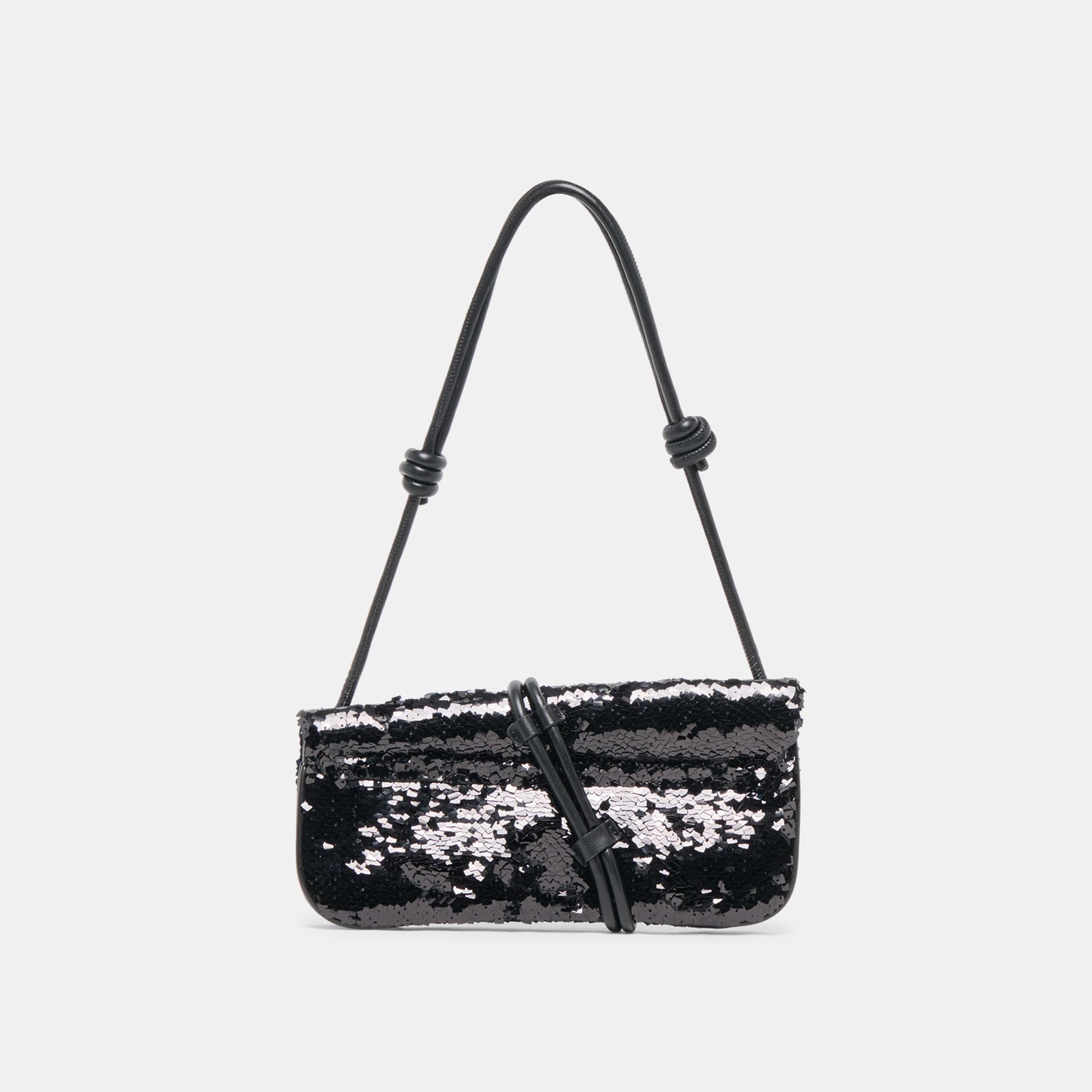Alice Black Sequin Shoulder Bag Dolce Vita