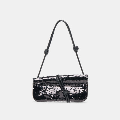 Alice Black Sequin Shoulder Bag Dolce Vita