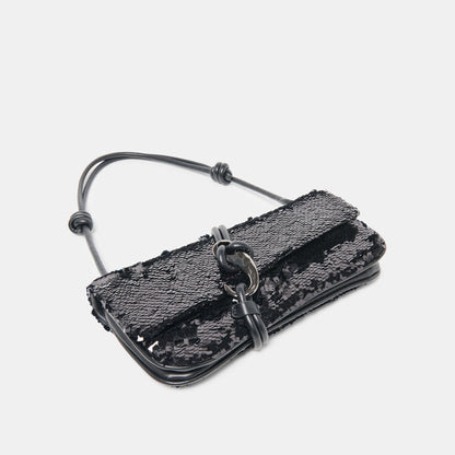 Alice Black Sequin Shoulder Bag Dolce Vita