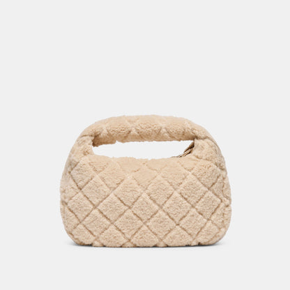 Frankie Natural Plush Handbag Dolce Vita