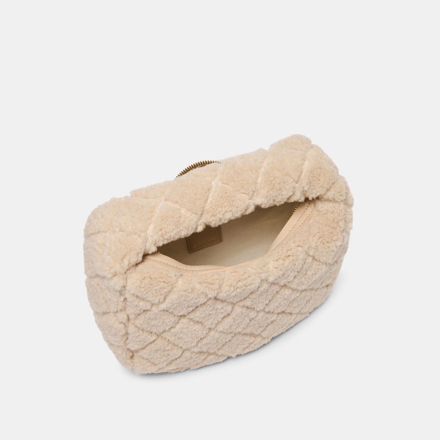 Frankie Natural Plush Handbag Dolce Vita