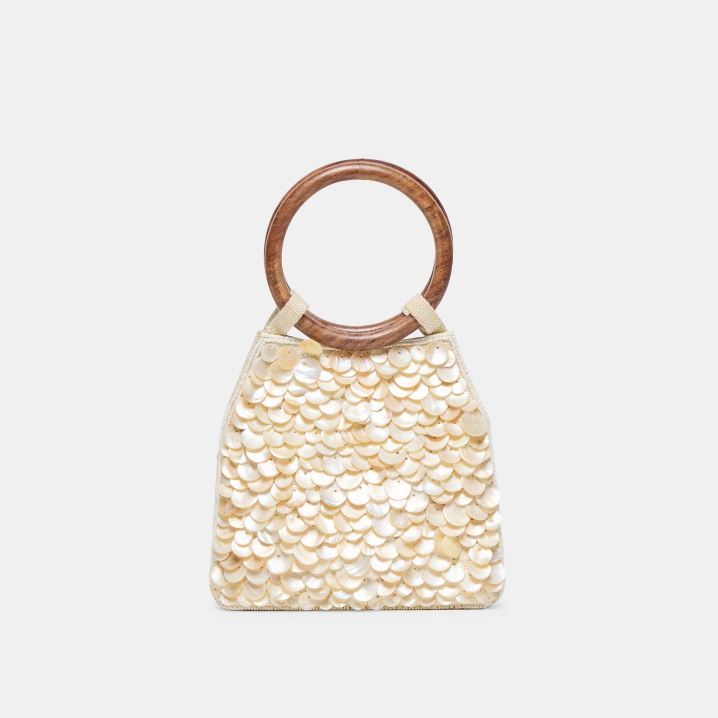 Allegra Natural Sequin Handbag Dolce Vita