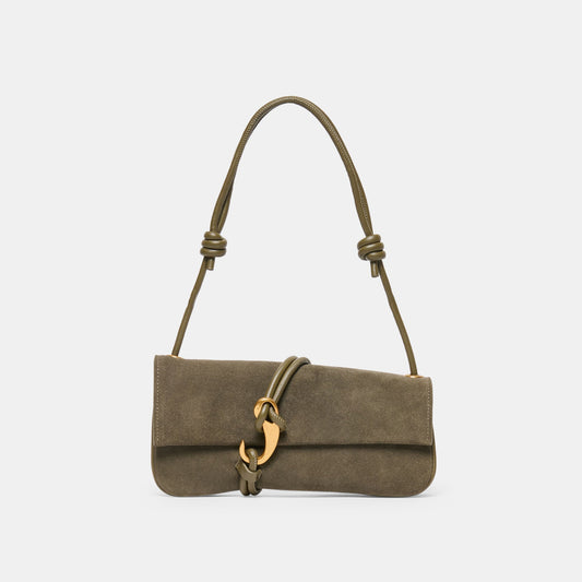 Alice Olive Suede Shoulder Bag Dolce Vita