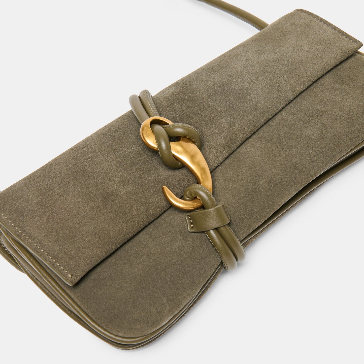 Alice Olive Suede Shoulder Bag Dolce Vita
